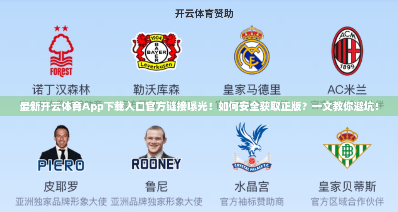 最新开云体育App下载入口官方链接曝光！如何安全获取正版？一文教你避坑！