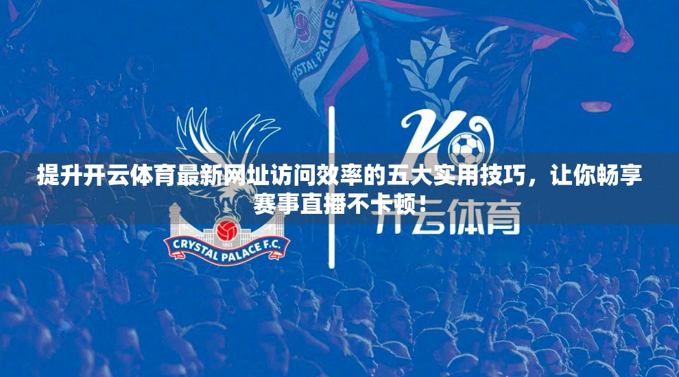 提升开云体育最新网址访问效率的五大实用技巧，让你畅享赛事直播不卡顿！