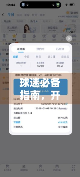 球迷必备指南，开云体育登录界面全解析，轻松看球不迷路！