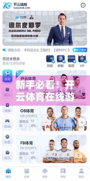 新手必看！开云体育在线游戏平台登录全攻略，从注册到畅玩，一步不漏！