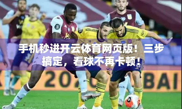 手机秒进开云体育网页版！三步搞定，看球不再卡顿！