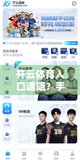 开云体育入口遇阻？手把手教你快速解决访问难题，畅享赛事不卡顿！